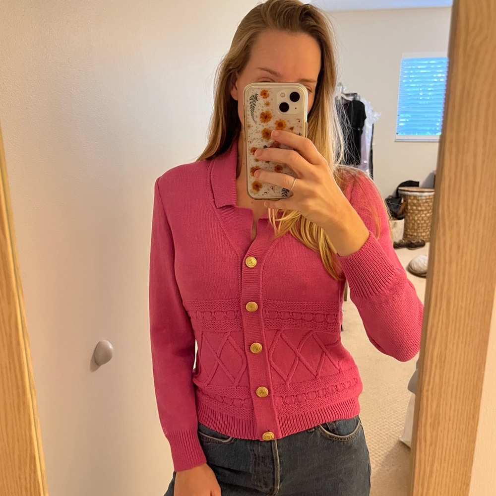 St. John Sport Pink Sweater